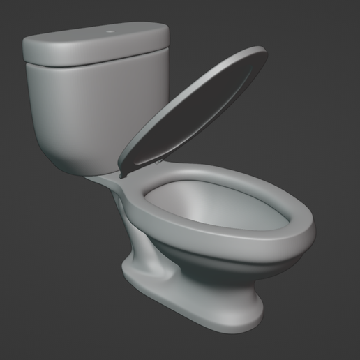 klasik tuvalet 3D print model - Mito3D