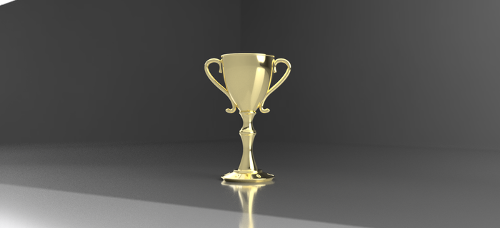 classic trophy cup decoration competition gift present 3d print model - Mito3D
