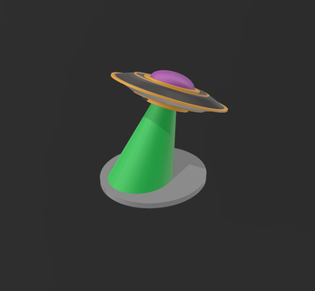 klassisch UFO ovni clasico 3d print model - Mito3D