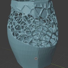 clássico vaso Voronoi padronizar 3d print model - Mito3D