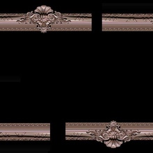 classical carved frame 3d print model - Mito3D