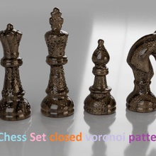 scacchi classici -remix- gioco idealab da tavolo 3d print model - Mito3D