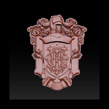 classical nameplate frame jewelry classic carving antique baroque rococo furniture ornament decoration pictureframe picture architectural luxury 3d print model - Mito3D