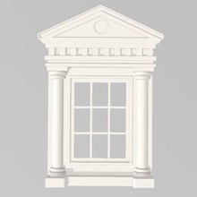 clásico ventana arquitectura neoclásico victoriano 3d print model - Mito3D