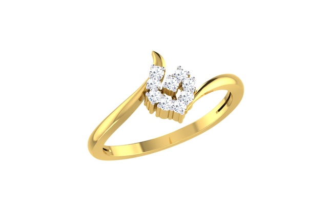 classy engagement ring casting rings 3d print model - Mito3D