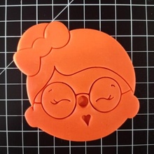 madde kurabiye kesici Noel Baba Bayan 3d print model - Mito3D