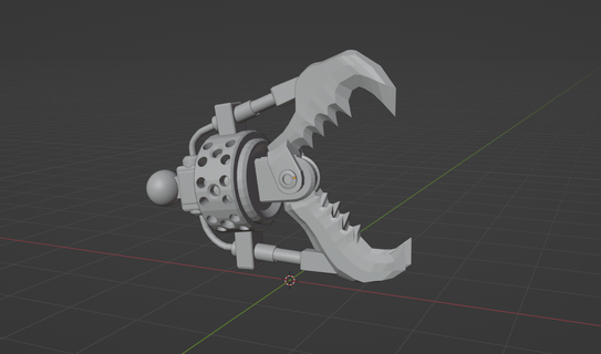 claw hand orc arsenal 3d print model - Mito3D