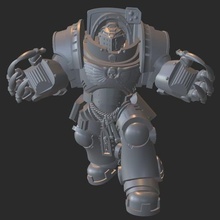 mestre garras Exterminador Futuro relâmpago garra agressor Gravis primário primaris 3d print model - Mito3D