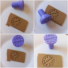 clay embossed stamp handle jewelry art cookie craft 3d print model - Mito3D