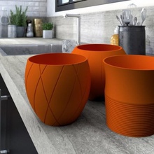 Ton-Topf 3dgregor home Keramik gebackene Erde pot Haus Ton Terrakotta 3d print model - Mito3D