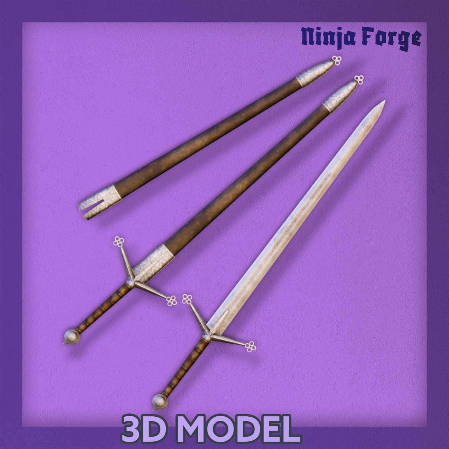 claymore jogos destino 2 arma fogo futurista imprimível cosplay revólver fantasma ficar pé capacete acessórios 3D print model - Mito3D