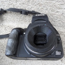 limpa canon ef anel de montagem ferramenta fotografia arma canonian câmara 3d print model - Mito3D