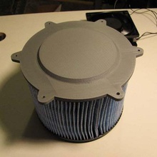 temiz oda giriş fan filtre çeşitli yararlı deney 3d 3d print model - Mito3D