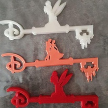 clave de disney varios juguete animal clochette f e sol mickey walt 3d print model - Mito3D