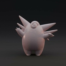clefable - pre-supported pokemon collectible model toy digimon anime 3d print model - Mito3D