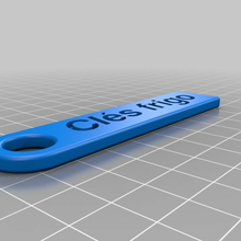 cles frigo customized accessories 3d print model - Mito3D