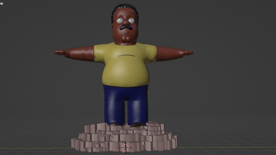 cleveland brown skylander toy family-guy toystolife crash-bandicoot the-cleveland-show 3d print model - Mito3D