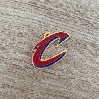 cleveland cavaliers keychain 3d print model - Mito3D