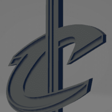 Cleveland Cavaliers anahtarlık anahtarlar anahtar yüzük nba Basketbol sepet spor hatıra 3d print model - Mito3D