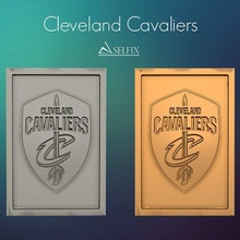 Cleveland Kavaliere Logo Linderung 3d drucken Modell Kunst Basketball Skulpturen Zeichen Logos Cavs 3d print model - Mito3D