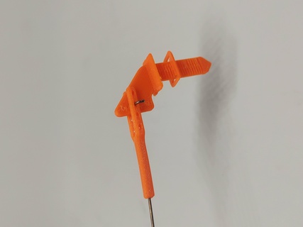 chape 10mm câble colle idéal mig rc avion lien 3d print model - Mito3D