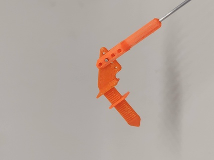 chape 18mm câble colle rc avion lien collier 3d print model - Mito3D