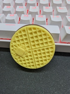 clicky waffle inquietação brinquedo asmr 3d print model - Mito3D