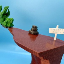 cliff filrunner various toy filamentone roadrunner wekster nature mascot desert 3d print model - Mito3D