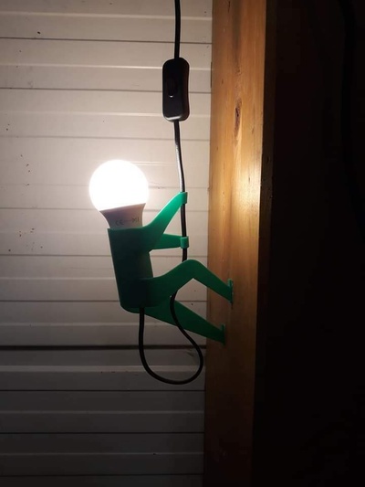 climbing lamp 3d print model - Mito3D