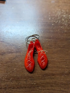 climbing shoe keychain Jewelry rock keychains jewelry keys 3d print model - Mito3D
