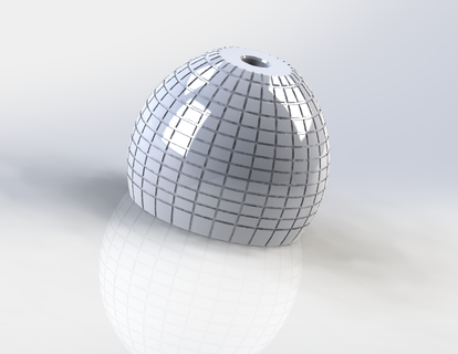 escalade sphère poignée prise montée prendre 3d print model - Mito3D