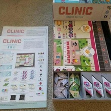 clinic boardgame insert extension boardgames accessories inserts organizer board game toy_game_accessories 3d print model - Mito3D