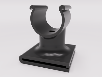 clip on lanterna suporte Ferramentas grampo mergulho snorkel 3d print model - Mito3D