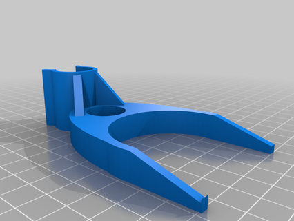 clip on schrubben Bürste Halter Unterstützung Küche sinken Wasserhahn Essen 3d print model - Mito3D