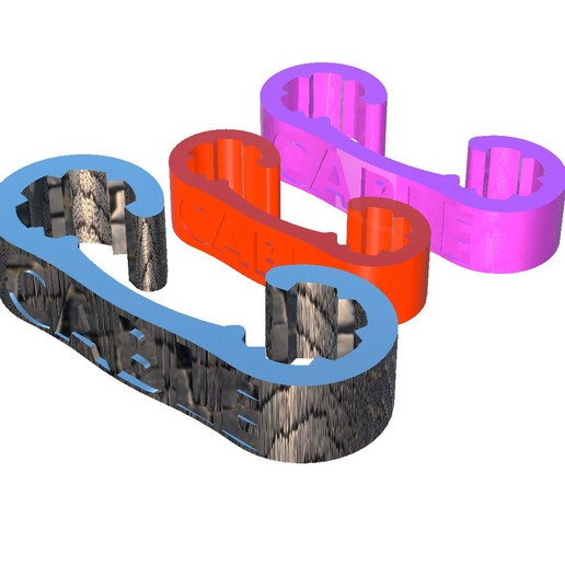 clip cable storage gadget 3D print model - Mito3D