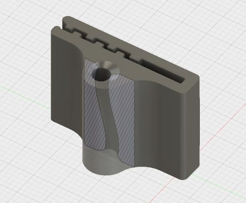 clip filamento 3d stampante accessori 3d print model - Mito3D