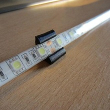 clip led strip 45 ledstrip 45° support 3d print model - Mito3D