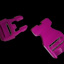 clip-medium männlichen und weiblichen Teile gadget weiblich Männlich release schnell - Verschluss Tasche clip 3d print model - Mito3D