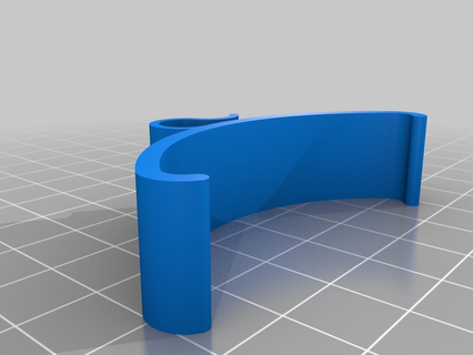 Clip Stand Rückenclip anpassbar 3d print model - Mito3D