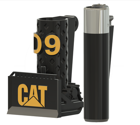 kesme makinesi çakmak örtmek kılıf toplamak araçlar durum paketlemek özel teklif sigara içmek ot 3d print model - Mito3D