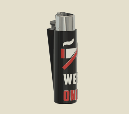 clipper lighter cover - weed tools tool genius cigarettes 3d print model - Mito3D