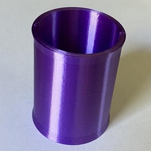 clippy cuppy konteyner ek saç tokası elastik kravat scunci sevimli pony tail clip klip güzel at kuyruklu 3d print model - Mito3D