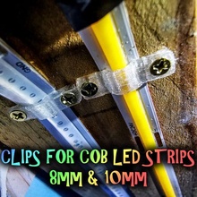 clips 8mm 10mm cob led strips tool clip strip fcob burlyspain 3d print model - Mito3D