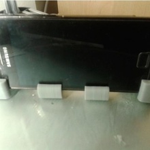 clip tablet di montaggio a parete gadget 3d print model - Mito3D