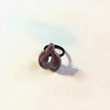 clit ring jewelry clitoris jewellery feminist pride internal body human genitals 3d print model - Mito3D