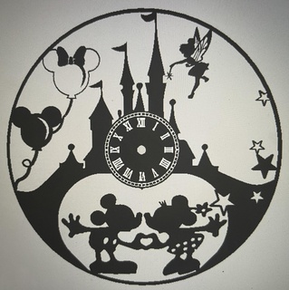 saat Disney Minnie Mickey hediye 3d print model - Mito3D