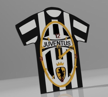l'horloge Juventus Turin 3d print model - Mito3D