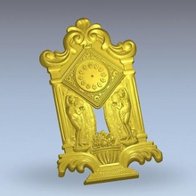 l'horloge de la renaissance décoration d'art 3d print model - Mito3D