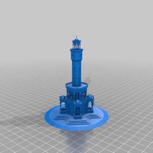 torre dell'orologio di izmir architettura edifici strutture la turchia simbolo sketchup orologio 3d 3d print model - Mito3D