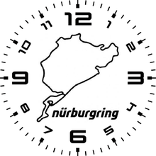 clock uhr rburgring